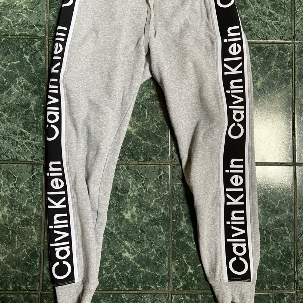 Calvin Klein gray joggers size S